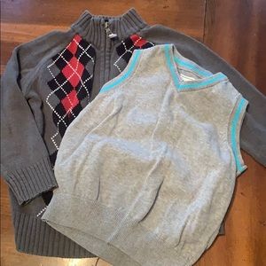 Boys dressy sweater and sweater vest